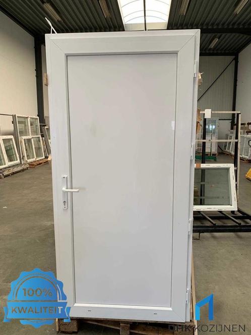 KUNSTSTOF KOZIJN MET DEUR PANEEL 98x200 DIRECT LEVERBAAR, Doe-het-zelf en Verbouw, Deuren en Horren, Nieuw, Binnendeur, Minder dan 200 cm