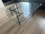 Glazen salontafel, Ophalen, 100 tot 150 cm, 50 tot 100 cm, Zo goed als nieuw