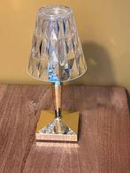 Kartell Tafellamp Battery Goudkleurig, Kunststof, Ophalen of Verzenden, Zo goed als nieuw, Modern