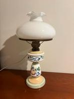 Antieke Olielamp omgebouwd tot Elektrische Lamp, Antiek en Kunst, Antiek | Lampen, Ophalen of Verzenden