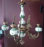 Antieke Porseleinen Kandelaar - Breda's Cafe Curiosa, Gebruikt, 50 tot 75 cm, Metaal, Antiek