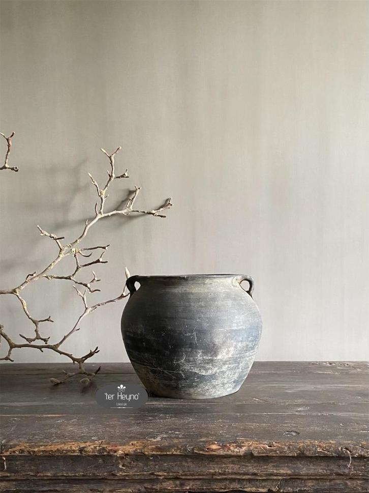 Oud Chinees potje kruikje met oren stoer sober landelijk, Huis en Inrichting, Woonaccessoires | Overige, Nieuw, Verzenden