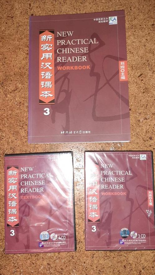 New practical Chinese CHINEES LEREN 3 nieuwe cd en workbook, Boeken, Studieboeken en Cursussen, Alpha, Ophalen of Verzenden