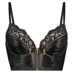 Hunkemoller Talia bh zgan 80E leer, Kleding | Dames, Ondergoed en Lingerie, Hunkemöller, Ophalen of Verzenden, Zwart, BH