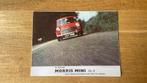 Brochure Morris Mini MK II 1969, Boeken, Auto's | Folders en Tijdschriften, Ophalen of Verzenden, Zo goed als nieuw, Overige merken