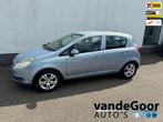 Opel Corsa 1.2-16V Business, '08, 5-drs, airco, trekhaak, ni, Auto's, Voorwielaandrijving, Stof, Gebruikt, Zwart