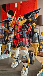 Lego ninjago mech en wagens van alle ninjas, Kinderen en Baby's, Speelgoed | Duplo en Lego, Ophalen, Gebruikt, Complete set, Lego