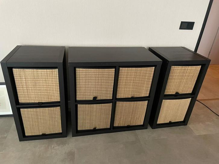 3 IKEA KALLAX open kasten, Huis en Inrichting, Kasten | Boekenkasten, Zo goed als nieuw, 50 tot 100 cm, Minder dan 100 cm, 25 tot 50 cm