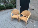 Rotan Stoeltjes - Set van 2, Huis en Inrichting, Stoelen, Ophalen, Gebruikt, Twee, Bruin