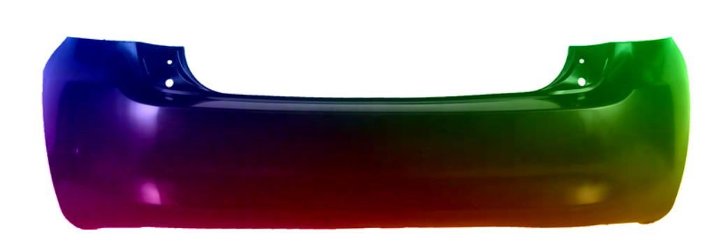 Achterbumper Voor Toyota Auris (E15) 2007-2010 Gespoten in d, Auto-onderdelen, Verzenden, Nieuw, Toyota, Achter