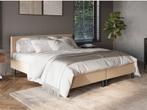 Boxspring 160x210. Z.g.a.n., Ophalen, Zo goed als nieuw, Tweepersoons, Stof