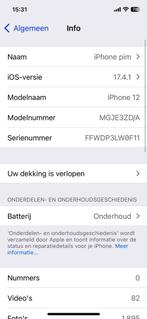 iPhone 12 128 gb ivm aankoop iPhone 15, Telecommunicatie, 128 GB, Blauw, Gebruikt, Zonder abonnement