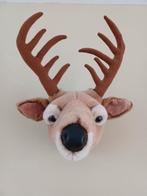 Pluche hertenkop voor aan de wand, Ophalen of Verzenden, Gebruikt, Wanddecoratie