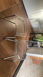 Ikea tobias stoelen transparant 2 stuks, Huis en Inrichting, Stoelen, Kunststof, Gebruikt, Twee, Overige kleuren