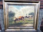 Fedor van Kregten (1871-1937), Grazende koeien, Antiek en Kunst, Kunst | Schilderijen | Klassiek, Ophalen of Verzenden