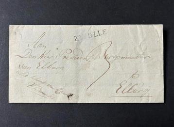 Brief aan Burgemeester Elburg, 1812 beschikbaar voor biedingen