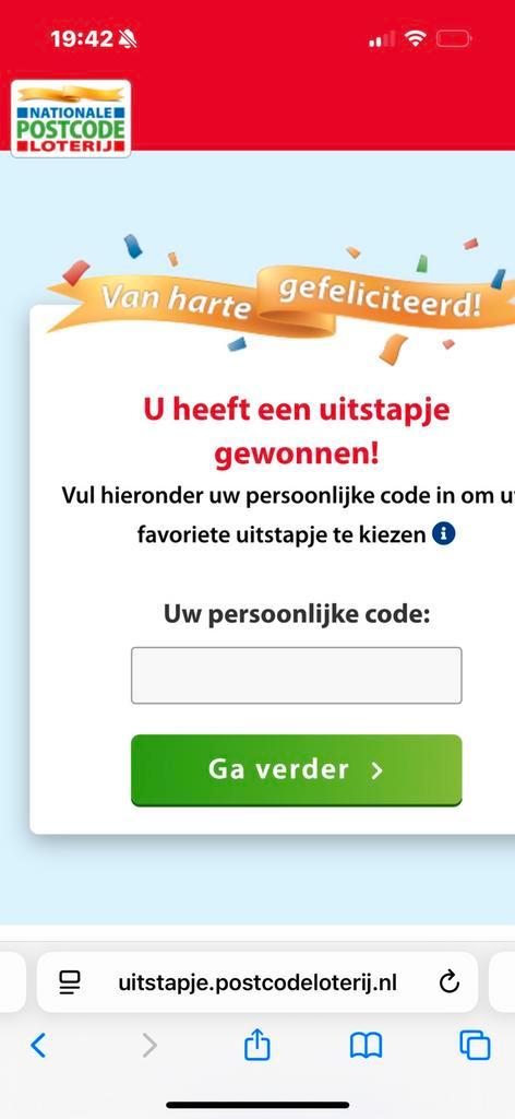 Dagje uit kaarten postcode loterij 8 stuks, Tickets en Kaartjes, Kortingen en Cadeaubonnen, Overige typen, Overige soorten