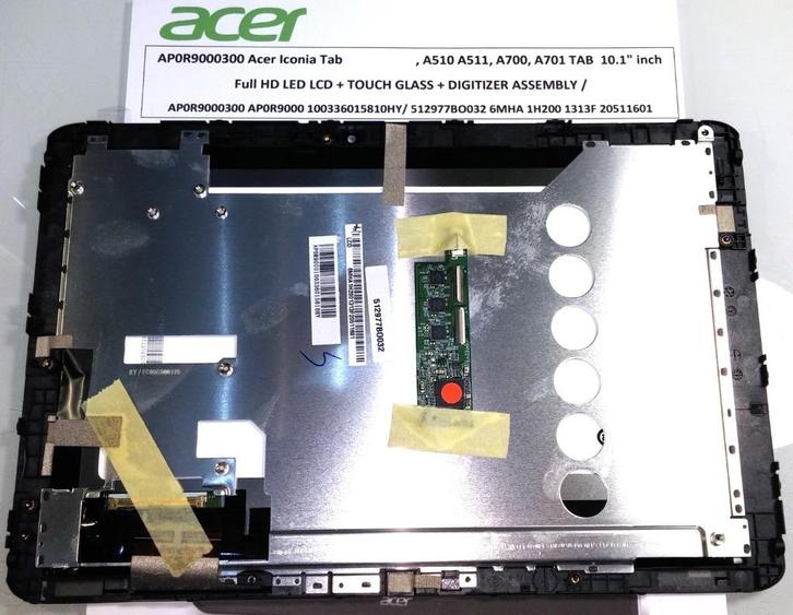 Acer Iconia TAB A700 A500 A510 AP0R9000300 10.1 LCD Display, Computers en Software, Overige Computers en Software, Nieuw, Ophalen of Verzenden