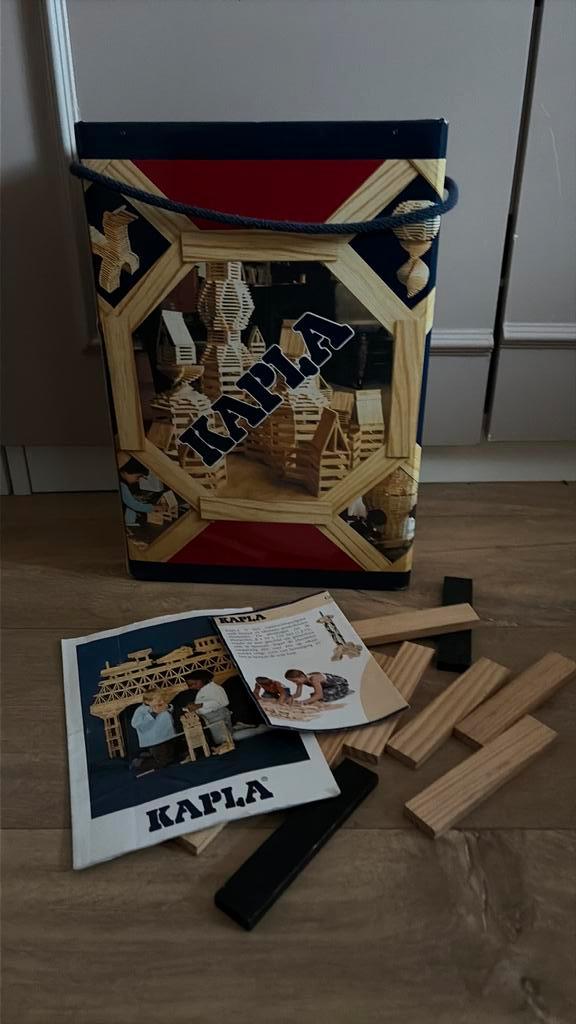 Kapla Houten Bouwblokken, Kinderen en Baby's, Speelgoed | Bouwstenen, Gebruikt, Overige merken, Ophalen of Verzenden