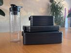 4x Mepal lunch / bewaar / meeneem trommel en bakjes, Huis en Inrichting, Keuken | Keukenbenodigdheden, Ophalen of Verzenden, Zo goed als nieuw