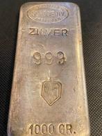 1000g Zilverbaar Schöne N.V. Amsterdam kilo zilver, Ophalen of Verzenden, Zilver