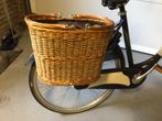 Vintage rotan fietsmand thermo, boodschappenmand, koeltas, Ophalen, Zo goed als nieuw, Fietsmand, Stuurbevestiging
