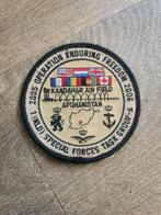 Patch Embleem Special Forces Marsof Commando Afghanistan OEF, Ophalen of Verzenden, Landmacht, Nederland, Embleem of Badge