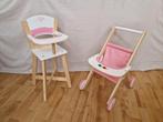 Hape set poppenwagen en poppenstoeltje, Ophalen of Verzenden, Nieuw, Babypop