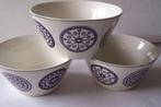3 Hema violet schaaltjes met zilverkleurig rand. Hoogte 7cm, Huis en Inrichting, Ophalen of Verzenden, Zo goed als nieuw, Overige stijlen