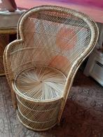 Vintage Rotan Pauwenstoel, Ophalen