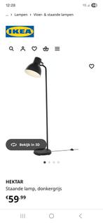 Staande lamp IKEA HEKTAR, Ophalen, Zo goed als nieuw, 150 tot 200 cm