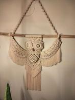 Groot Macrame Uil Wanddecoratie - Handgeknoopt, Ophalen of Verzenden, Nieuw