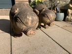 2 x Bali Indonesië zwijn van terracotta majapahit, Tuin en Terras, Ophalen, Gebruikt, Overige materialen