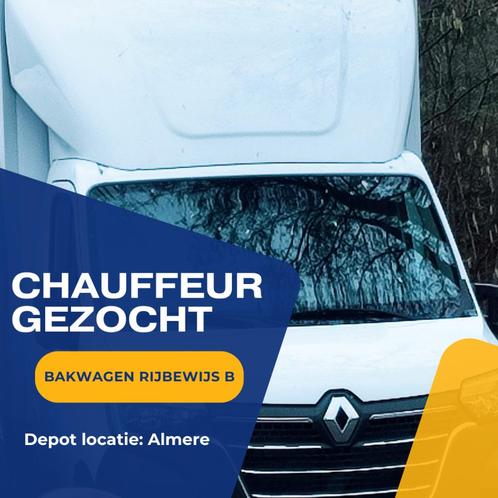 Chauffeur gezocht - Almere - Bakwagen (Rijbewijs B), Vacatures, Vacatures | Chauffeurs, LBO / VMBO