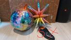 Disco folie ballen en  sterren, Hobby en Vrije tijd, Feestartikelen, Ophalen of Verzenden, Versiering