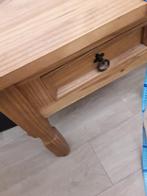 Grenen bijzet tafel, Vierkant, 55 tot 75 cm, Zo goed als nieuw, Ophalen