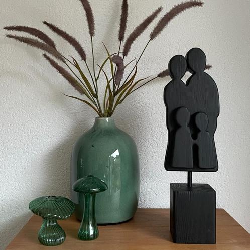 Sculptuur van hout - Familie / Gezin van vier - handmade., Huis en Inrichting, Woonaccessoires | Overige, Nieuw, Ophalen of Verzenden