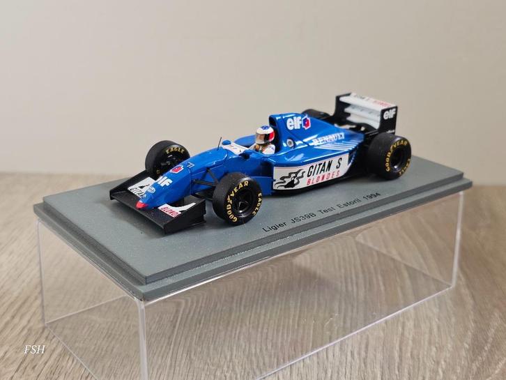 Ligier JS39B, Michael Schumacher test Estoril 1994. SPARK, Hobby en Vrije tijd, Modelauto's | 1:43, Zo goed als nieuw, Auto, Overige merken