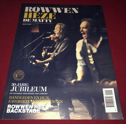 Rowwen Hèze magazine De Matty n.a.v. 30-jarig jubileum, Verzamelen, Muziek, Artiesten en Beroemdheden, Zo goed als nieuw, Ophalen of Verzenden