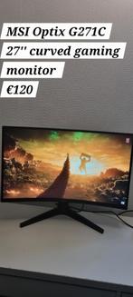 MSI Optix G271C 27" Curved Gaming Monitor, Gaming, Gebruikt, MSI, 101 t/m 150 Hz