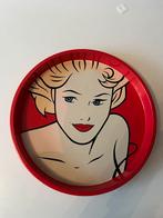 Luc Verschuren Pop art Dienblad ø30 cm, Ophalen of Verzenden, Gebruikt, Rond, Metaal