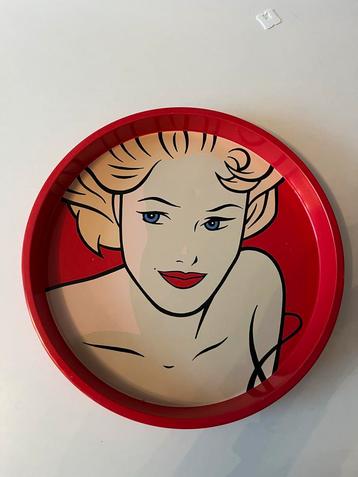 Luc Verschuren Pop art Dienblad ø30 cm beschikbaar voor biedingen