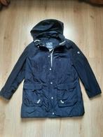 Tussen jas / parka jas maat 44 Donkerblauw  Met capuchon, Blauw, Maat 42/44 (L), Ophalen of Verzenden, Zo goed als nieuw