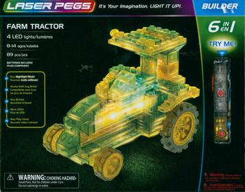 Laser Pegs Construction Toy For Kids 6 in 1 Farm Tractor