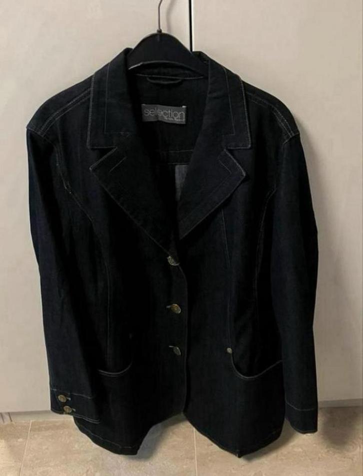 Ulla Popken Selection broekpak mt. 54, Kleding | Dames, Jasjes, Kostuums en Pakken, Zo goed als nieuw, Kostuum of Pak, Blauw, Ophalen of Verzenden