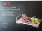 AEG A2SLT zoutsteen for natural seasoning, Ophalen of Verzenden, Vaatwasmachinebestendig, Nieuw, Steengrill