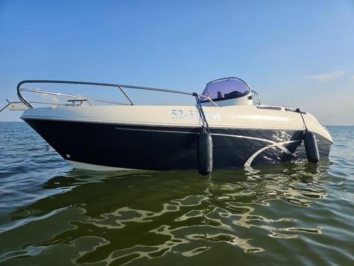 Prins 480 open, Watersport en Boten, Vis- en Consoleboten, Gebruikt, 70 pk of meer, 3 tot 6 meter, Benzine, Buitenboordmotor, Polyester