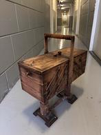 Vintage Eikenhouten Naaidoos, Ophalen