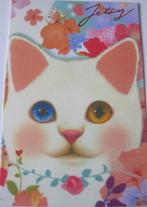 Jetoy cards - poes met twee verschillende kleur ogen - nieuw, Verzamelen, Ansichtkaarten | Themakaarten, Verzenden, 1980 tot heden