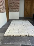 Beni Ouarain Vloerkleed 260x150cm Scheerwol Marokkaans Wit, 150 tot 200 cm, Ophalen of Verzenden, Crème, Rechthoekig